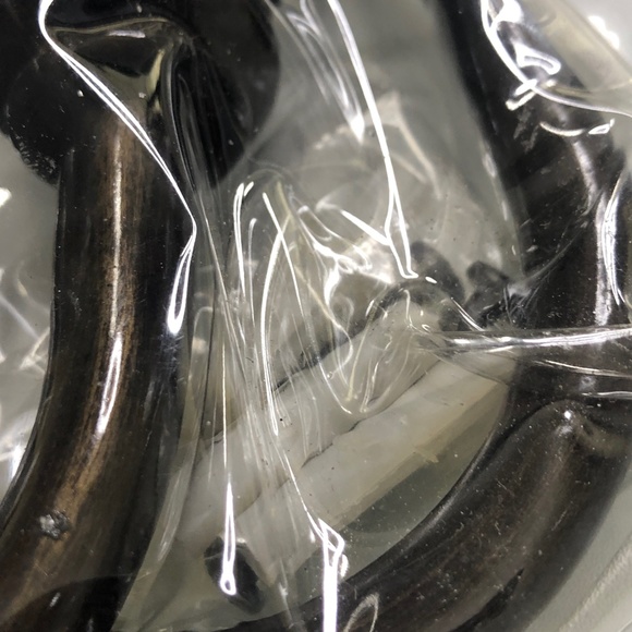 IKEA Forged Iron Beme 2 Pcs Dark Bronze Metal Curtain Rod Holdback Home Accents - Picture 7 of 10